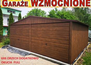 Garaże,garaż blaszany 6x5.6x6 wzmacniany ,Producent