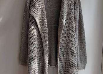 Kardigan Marc O’Polo S długi minimalistyczny bawełniany narzutka