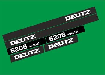 Naklejki Deutz 6206 special mocne laminowane