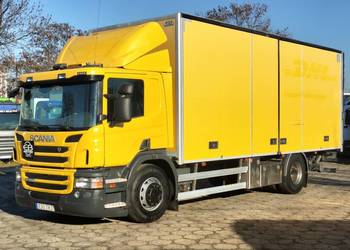 SCANIA P250 4x2 EURO6 KONTENER IZOTERMA OTWIERANY BOK WINDA SPROWADZONY