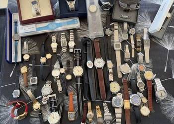 Sprzedam kolekcję różnorodnych zegarków – modele vintage i nowoczesne, znan