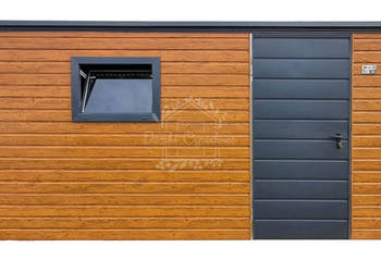 Schowek - domek ogrodowy 4x2m drewnopodobny ID1021