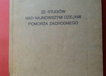 ( 3040 ) Ze Studiów Nad Najnowszymi Dziejami Pomorza Zach.