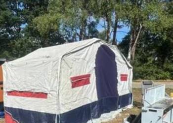 Przyczepa Przyczepka Lekka Namiotowa Kempingowa Wędkarska Turystyczna 650kg