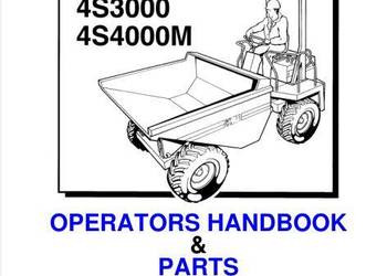 Thwaites 4S 4S2000 4S2500 423000 4S4000M instrukcja obsługi, katalog części