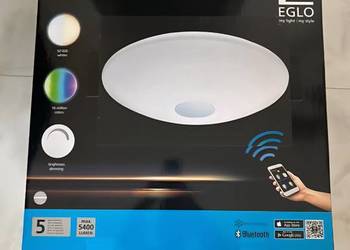 Eglo Led inteligentna Lampa ściemnialna sufitowa 60cm +pilot,WiFi,bluetooth