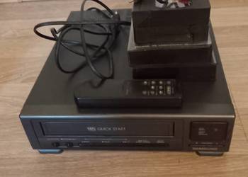 Sprzedam Sprawne Wideo VHS Samsung PK-991R Wraz z Kasetami i Pilotem Okazja