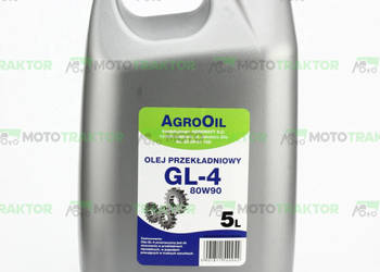 OLEJ PRZEKŁADNIOWY AGROOIL HIPOL GL4 80W90 5L