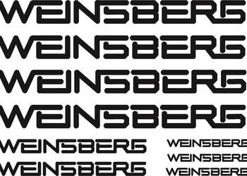 Naklejki Weinsberg Kamper przyczepa Zestaw