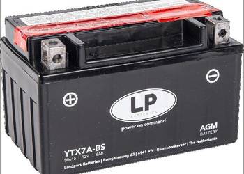 Akumulator motocyklowy Landport YTX7A-BS 12V 6Ah 105A