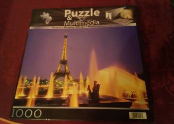 Puzzle interaktywne clementoni Paryż nocą 1000