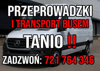 Przeprowadzki i transport busem ― TANIO !!