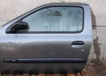 clio II 3d drzwi lewe kompletne lak. mv630