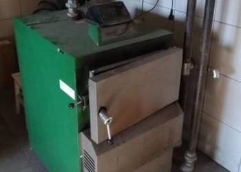 Piec na drewno zgazowujący Vigas 25kW z demontażu