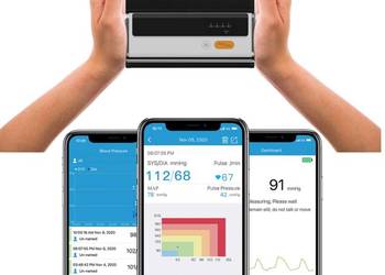 Aparat Monitor EKG Ciśnieniomierz BP2 IOS Android
