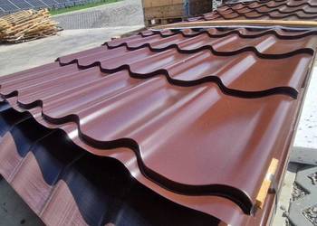 Blachy na dachy BRĄZOWE 8017P II klasa Blachtex od ręki Klęczany 275a
