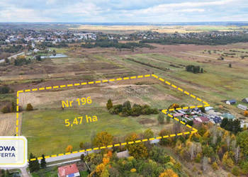 Duża działka 5,47 ha – Brody Duże!!