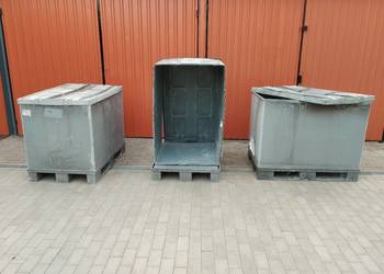 Pojemnik paletowy z pokrywą paleta plastikowa