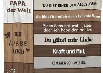 koc z napisem, prezent na Dzień Ojca, urodziny, święta