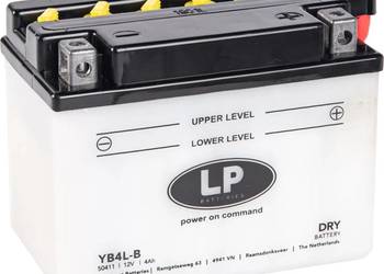 Akumulator motocyklowy Landport YB4L-B 12V 4Ah 50A P+
