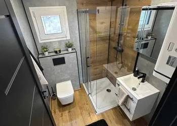 Gotowy do zamieszkania dom mobilny 35m2 + 12m2, całoroczny PREMIUM Marwis