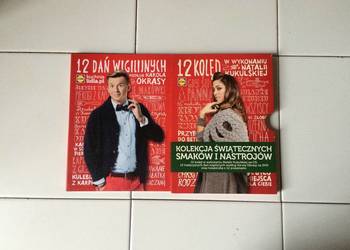 2 płyty CD kolędy i przepisy kulinarne na Wigilię