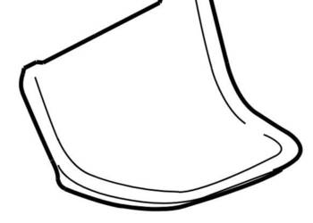 VOLVO XC60 II guma lewa wykladzina boczka drzwi blonde OE 3…