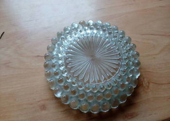 Prl popielniczka popielnica Zabkowice? Hortensja? Szklo bezb