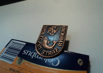 PRL odznaka PZW Społeczna Straż Rybacka [ wzór sprzed 1986 rooku ]