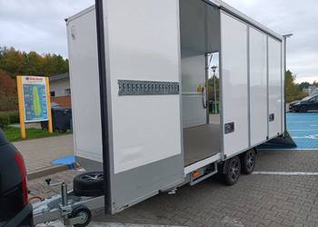 Przyczepa kontener, furgon DMC 3,5t , unikatowa konstrukcja