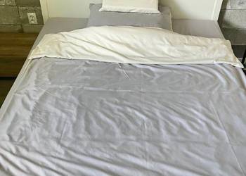 Komplet pościeli Home&You mikrofibra dwustronna szara 160x200 poduszka Jysk