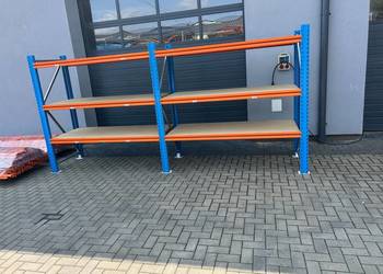 Regał magazynowy półkowy rama H270x80cm pasuje do magazyn kontener hala
