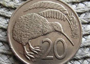 Nowa Zelandia 20 Centów 1977r