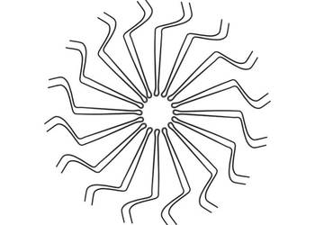 20x Palec ZGRABIARKI PZK Gwiazdowej Gwiazdówki [7677]