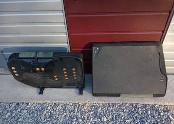 Opel Astra F 3 drzwi boczki, tylna kanapa, półka bagaznika