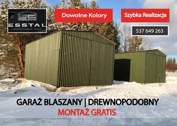 Garaż Blaszany - MAGAZYN - Garaże Blaszane - Wiata - Hala  - ESSTAL