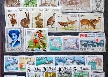 Znaczki polskie rok 1986 czyste