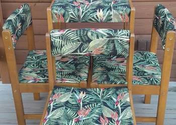 Świeżo odnowione krzesła komplet 4 szt