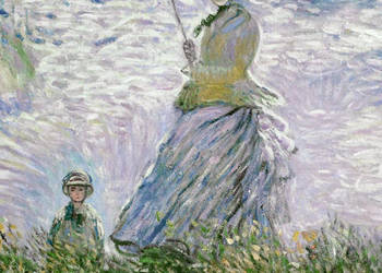 Obraz z okazji urodzin Pani Monet i jej syn - Claude Monet