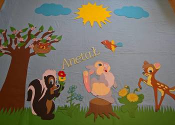 Dekoracje bajkowe  z brystolu