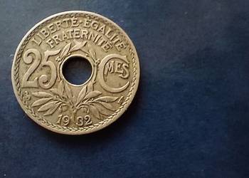Stare monety 25 cent 1932 Francja