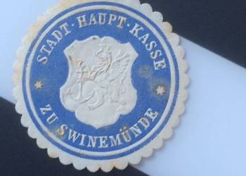 ( 993. ) Zalepka Niemiecka Świnoujście ( 993. ) Zalepka Niemiecka Świnoujście