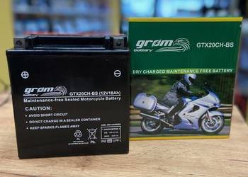 Akumulator motocyklowy GTX20CH-BS YTX20CH-BS 12V 18Ah GROM
