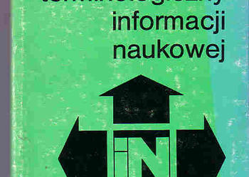 (1653) SŁOWNIK TERMINOLOGICZNY INFORMACJI NAUKOWEJ – PRACA ZBIOROWA