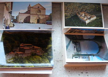 Asyz i Montecassino "ksiazeczki" ze zdjeciami
