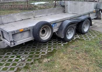 Przyczepka do przewozu mini koparek I sprzętu budowlanego