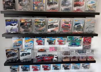 Hot Wheels Premium, HW STH Ferrari,kaido hause, Elite, protektory /gablotki