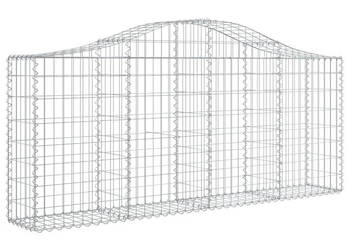 Kosze gabionowe 40 szt 200x30x80/100 cm galwanizowane żelazo WM-3145427