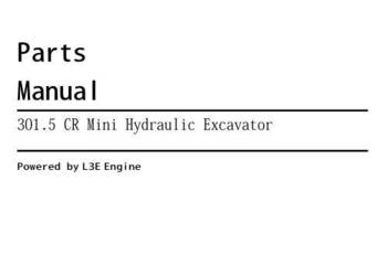 Caterpillar 301.5CR katalog czesci zamiennych PL