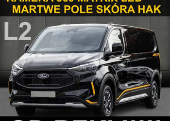 Ford Transit Custom Trail L2 150KM Kamera 360 Matrix Led Hak Skóra Od ręki…